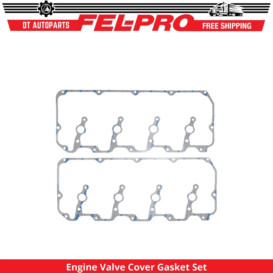 Juego de juntas de cubierta de válvula de motor Fel-Pro inferior para GMC Sierra 2500 HD 2004-2016 6,6 L Foto 1 de 1