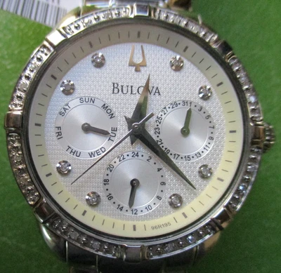 Reloj Mujer Bulova Diamond Gallery Collection 36mm 96R195 Foto 1 de 4