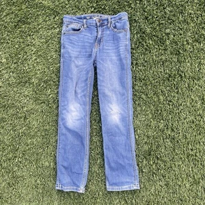 Cat & Jack Youth Straight Super Stretch Jeans Med Wash Distressed Size 10 - Picture 1 of 5