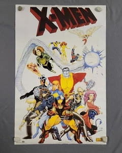 1987 Original Arthur Adams Medley Poster X-Men OSP Marvel Entertainment 23 x 35 - Picture 1 of 11