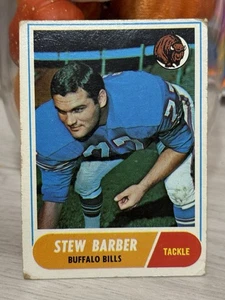 Stew Barber 1968 Topps #44 Buffalo Bills - Picture 1 of 2
