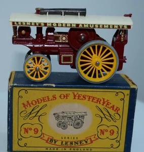 MATCHBOX YESTERYEAR 1. SERIE - Y9 FOWLER SHOWMANS MOTOR LACKIERT DACHTRÄGER - Bild 1 von 1