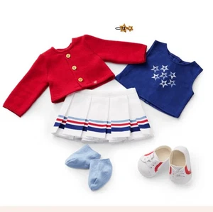 Conjunto de suéter y falda de la colección American Girl Team AG - NUEVO EN CAJA - Imagen 1 de 1