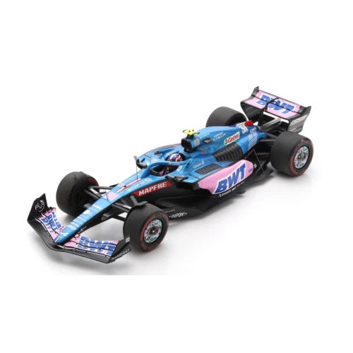 ALPINE A522 ESTEBAN OCON 2022 N.31 MIAMI GP WITH ACRILIC COVER 1:18 Spark Model  - Immagine 1 di 1