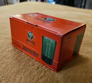 Jägermeister grünes Glas Schnapsglas Set (6) mit geprägtem Logo Original Germany - Bild 1 von 11