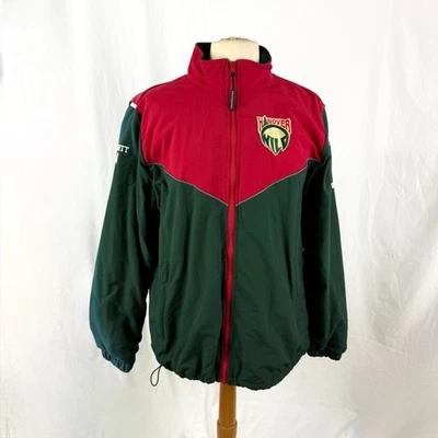 Chaqueta Atlética Talla L NH State Champions Niñas Hockey sobre Hielo 2017 Rojo Verde Foto 1 de 4