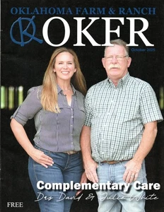 OKFR OKLAHOMA FARM & RANCH October 2025 Drs David & Julie White Pretty Boy Floyd - Foto 1 di 4