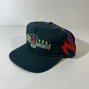 Vintage Atlanta 1996 Olympia Snapback Mütze grün umlaufend großes Logo Flamme Swingster - Bild 1 von 8