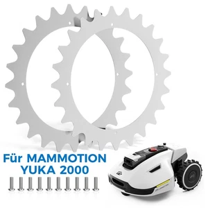 2 Pezzi Per Rasaerba MAMMOTION YUKA 2000 Punta Antiscivolo con 10 Viti - Foto 1 di 12