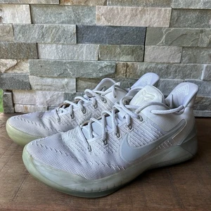 Nike Mens Kobe AD 852425-110 White Basketball Shoes Sneakers Size 10.5 - Picture 1 of 6