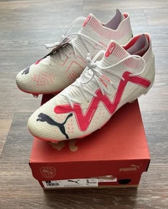 *NEW* Puma Women's Future Ultimate FG/AG Soccer - 107356 01 - White/Fire Size 7 - Picture 1 of 7
