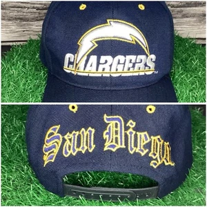 Cappello Berretto Snapback Vintage San Diego Chargers Blu Drew Pearson Ricamato NFL - Foto 1 di 7