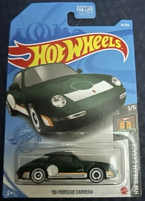 Porsche Carrera HW Dream Garage verde Hot Wheels '96 nuevo en caja Foto 1 de 2