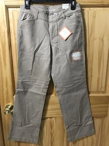DOCKERS - WOMEN - KHAKI PANTS - BROWN - SIZE 6P Medium (TW-3868) - Picture 1 of 7