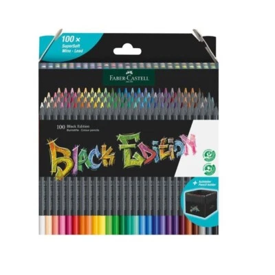 Faber-Castell Black Edition scatola da 100 Colori - Immagine 1 di 2
