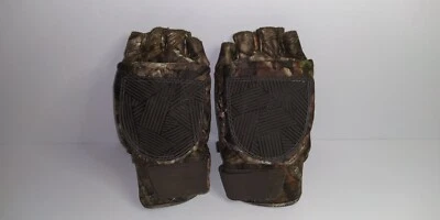 MOSSY OAK Break Up Country Camo POP-TOP GLOVES Heat Retention Womens Ladies L/XL - Image 1 of 4
