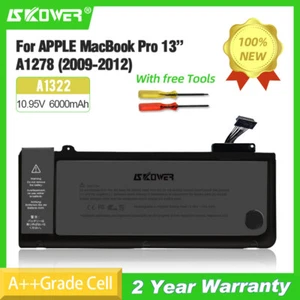 SKOWER A1322 Laptop Battery For Apple Macbook Pro 13" A1278 2009 2010 2011 2012 - Picture 1 of 5