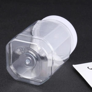 Plastic Candy Jars Clear Food Canisters Plastic Storage Jars Capacity Clear Jars - Picture 1 of 12