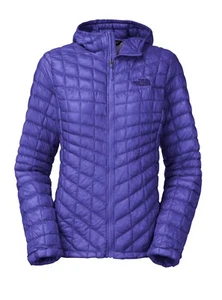 NEW! NORTH FACE Thermoball Hoodie Jacket Women’s S Starry Purple Zip Puffer $220 - Picture 1 of 13