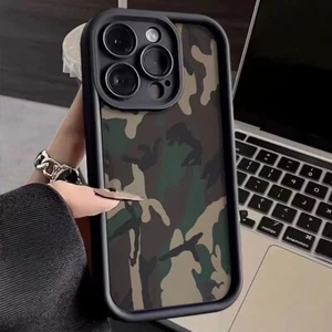 Case For iPhone 15 Pro Max 14 13 12 11 XS XR 6 7 8 Cool Camouflage Phone Cover - Picture 1 of 8