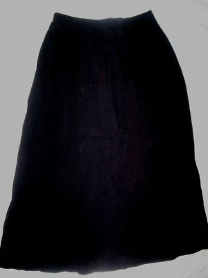 Falda para mujer Joanna, talla grande, negra, 32 pulgadas de largo, cintura elástica Foto 1 de 2