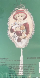 Vtg Rare Needle Treasures Stitchery Jan Hagara CHRIS ORNAMENT Embroidery kit - Picture 1 of 3