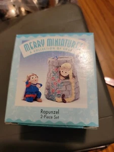 Hallmark Merry Miniatures 1998 Rapunzel - Set of 2 NEW! - Picture 1 of 1
