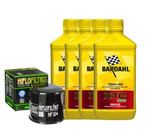 INSPEKTION TRIUMPH STREET TRIPLE 660 2017 BIS 2018 BARDAHL XTC 10W40 ÖLFILTER - Bild 1 von 4