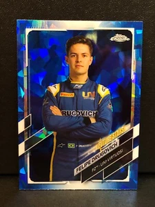 2021 Topps Chrome F1 Felipe Drugovich Future Stars Sapphire Portrait #60 - Picture 1 of 2