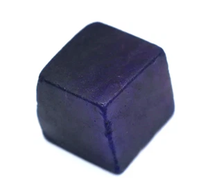 Tanzanite Naturale 148 KT Blu Cubo Taglio Grezzo Certificato Loose Gemma - Picture 1 of 5
