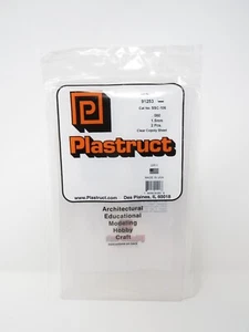 Plastruct 91253 klare Kunststoffplatten Copolyester 0,060" 1,5 mm 7" x 12" 2er Set - Bild 1 von 2