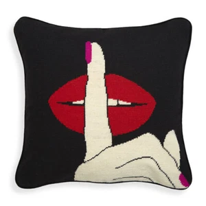 Jonathan Adler - Dekokissen - Lips Hush - Bild 1 von 1