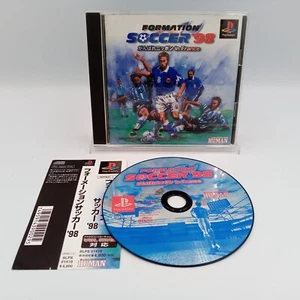 Formation Soccer 98 PS1 Playstation 1 Authentic Japanese With Spine Complete - Picture 1 of 7