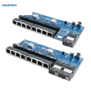 PCBA Gigabit Fiber Optic Converter Board 8*RJ45 2*SC Fiber Ethernet Switch - Picture 1 of 16