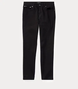 NWOT Ralph Lauren Hampton Straight Black Jeans - Boys 14 - Picture 1 of 10