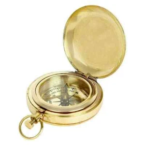 BRASS NAUTICAL COMPASS LOT OF 50 PIECE PUSH BUTTON COMPASS POCKET COMPASS - Picture 1 of 3