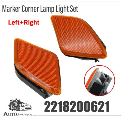 For Mercedes Benz CLS63 AMG/S S400 S550 S600 S500 Front Turn Signal Light Set - Image 1 of 4