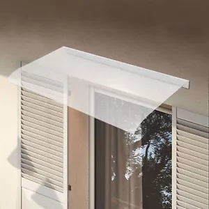 Front Door Window Awning Patio Canopy Rain Cover UV Protected Eaves US STOCK NEW - Picture 1 of 23