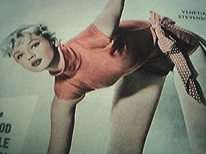 newspaper cutting 1956 cover girl venetia stevenson - Picture 1 of 1
