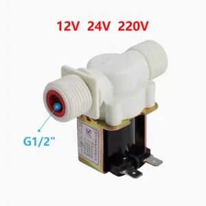 1Pcs G1/2" Normal Closed 12V 24V 220V Polypropylene Solenoid Valve - Water Valve - Picture 1 of 8