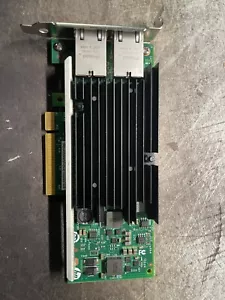 HP 561T Intel X540-T2 10G Dual RJ45 Ports Ethernet Network Adapter - Picture 1 of 5