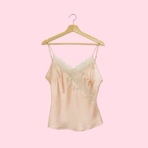 RHINESTONE STUDDED SILK CAMI MEDIUM - Picture 1 of 6