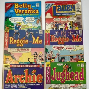 Lot of 6 Vintage Archie Comic Books 1980’s Betty Veronica Jughead Reggie And Me - Picture 1 of 11