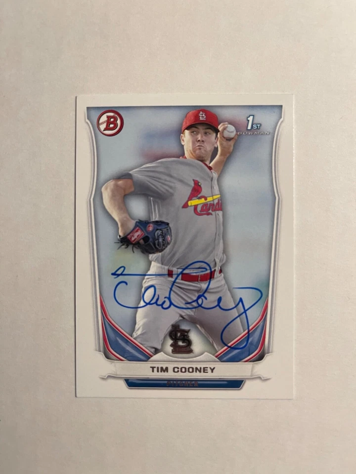 St Louis Cardinals TIM COONEY Signed Card - Image 1 of 1