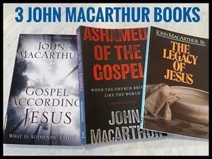3 Johannes MacArthur schämt sich des Evangeliums + Vermächtnis Jesu + nach Jesus - Bild 1 von 11