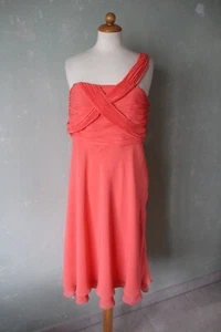 Vera Mont Kleid Abendkleid Cocktailkleid lachs orange korallfarben Gr. 42 XL - Bild 1 von 2
