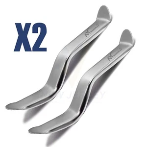 2Pcs Surgical Minnesota Cheek Retractors Dental Mouth Opener Instruments - Picture 1 of 2