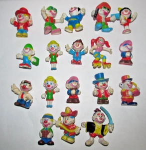 Mego Corp Clown Around PVC Figures Lot of 18 Vintage 1980’s Toys Clowns (OT2) - Picture 1 of 1