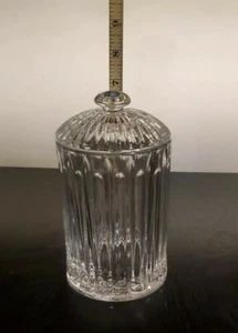 Lenox Crystal Covered Jar with Lid 6" EUC - Picture 1 of 10