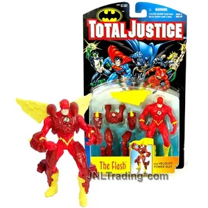Year 1996 DC Batman Total Justice 5 Inch Figure - THE FLASH Velocity Power Suit - Picture 1 of 1